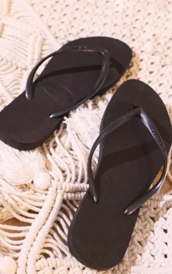 PrettyLittleThing Flat Sandals*Havaianas Slim