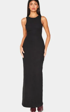 Heavy Rib Racer Sleeveless Maxi Dress-PrettyLittleThing Discount