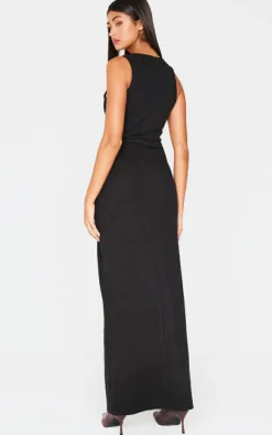 Heavy Rib Racer Sleeveless Maxi Dress-PrettyLittleThing Discount