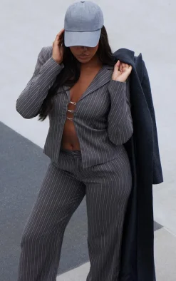 PrettyLittleThing Winter Coats & Jackets*Herringbone Self Tie Maxi Coat