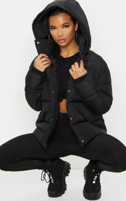 PrettyLittleThing Puffer Jackets*Hooded Puffer Jacket