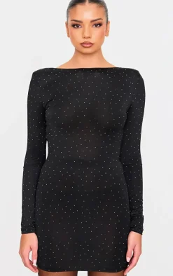 Hot Fix Mini Dress-PrettyLittleThing Discount
