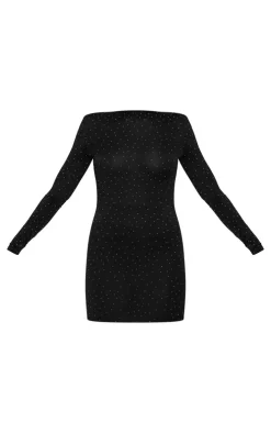 Hot Fix Mini Dress-PrettyLittleThing Discount