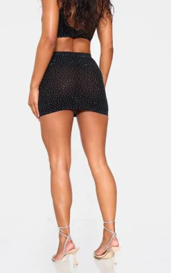Hot Fix Seamless Mini Skirt-PrettyLittleThing Outlet