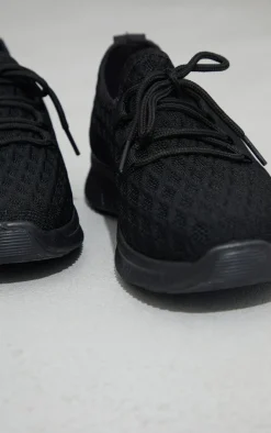 PrettyLittleThing Sneakers*Knitted Lace Up Sports Sneakers