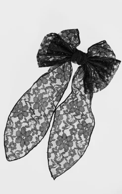 PrettyLittleThing Hair Accessories*Lace Bow Hair Clip