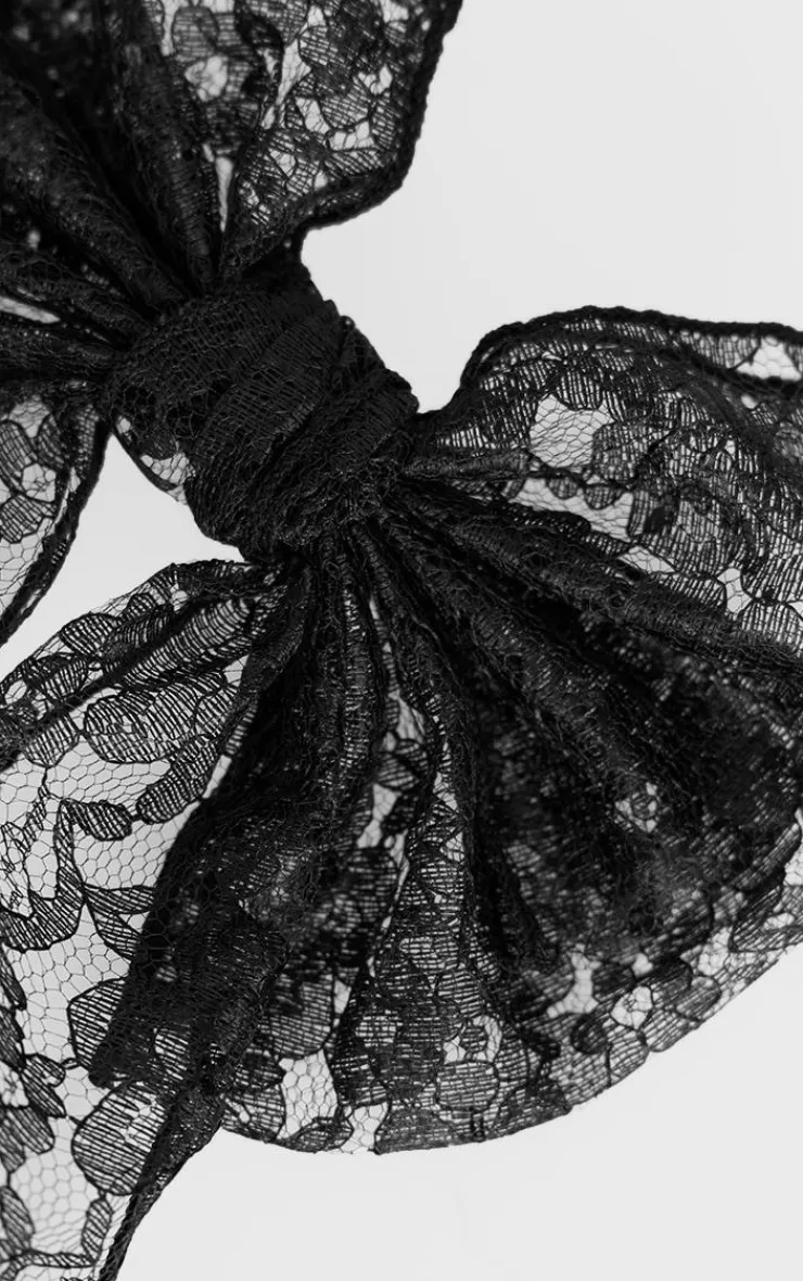 PrettyLittleThing Hair Accessories*Lace Bow Hair Clip