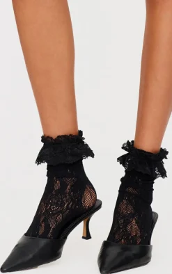 PrettyLittleThing Socks*Lace Frill Socks