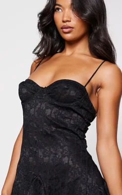 Lace Mini Shift Dress-PrettyLittleThing Discount