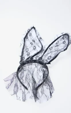 PrettyLittleThing Hair Accessories*Lace Veil Bunny Ears
