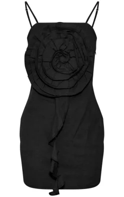 Large Floral Bodycon Dress-PrettyLittleThing