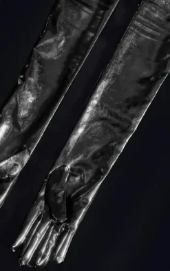 PrettyLittleThing Scarves & Gloves*Leather Look Gloves