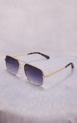 PrettyLittleThing Square Sunglasses*Lens Squared Aviator Sunglasses