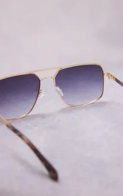 PrettyLittleThing Square Sunglasses*Lens Squared Aviator Sunglasses