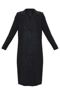 PrettyLittleThing Wool Coats*Longline Double Breast Coat
