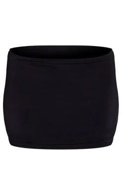 Outlet PrettyLittleThing Low Rise Slinky Micro Mini Skirt Black