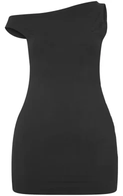 Matte Asymmetric Mini Dress-PrettyLittleThing Sale