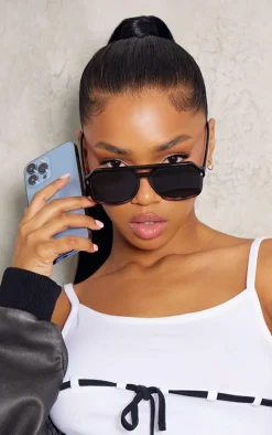PrettyLittleThing Aviator Sunglasses*Matte Ombre Aviator Sunglasses