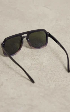 PrettyLittleThing Aviator Sunglasses*Matte Ombre Aviator Sunglasses