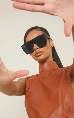 PrettyLittleThing Oversized Sunglasses*Matte Oversized Square Frame Sunglasses