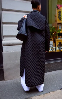 PrettyLittleThing Christmas Shop*Maxi Quilted Coat