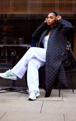 PrettyLittleThing Christmas Shop*Maxi Quilted Coat
