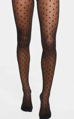 PrettyLittleThing Tights*Medium Polka Dot Tights