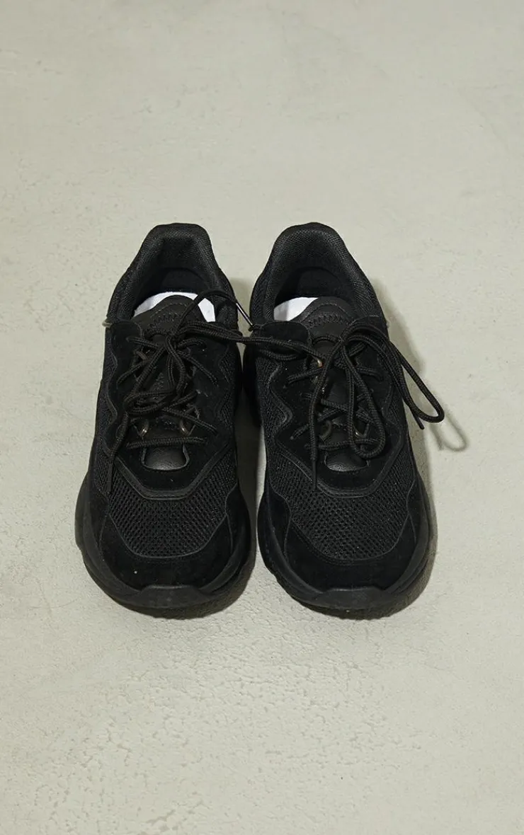 PrettyLittleThing Sneakers*Mesh Contrast Lace Up Bubble Sole Sneakers