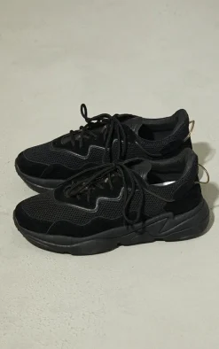 PrettyLittleThing Sneakers*Mesh Contrast Lace Up Bubble Sole Sneakers