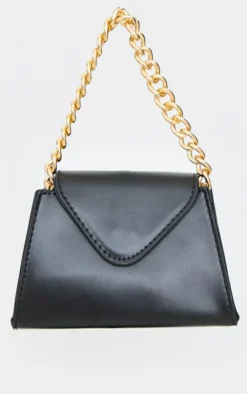 PrettyLittleThing Mini Bags*Mini Envelope Gold Chain Grab Bag
