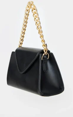 PrettyLittleThing Mini Bags*Mini Envelope Gold Chain Grab Bag
