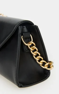 PrettyLittleThing Mini Bags*Mini Envelope Gold Chain Grab Bag