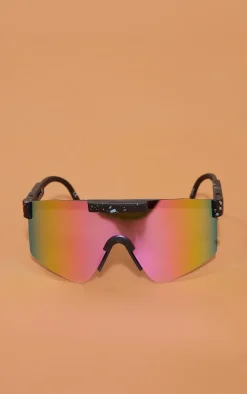 PrettyLittleThing Visor Sunglasses*Mirrored Frameless Visor Sunglasses