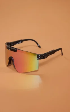 PrettyLittleThing Visor Sunglasses*Mirrored Frameless Visor Sunglasses
