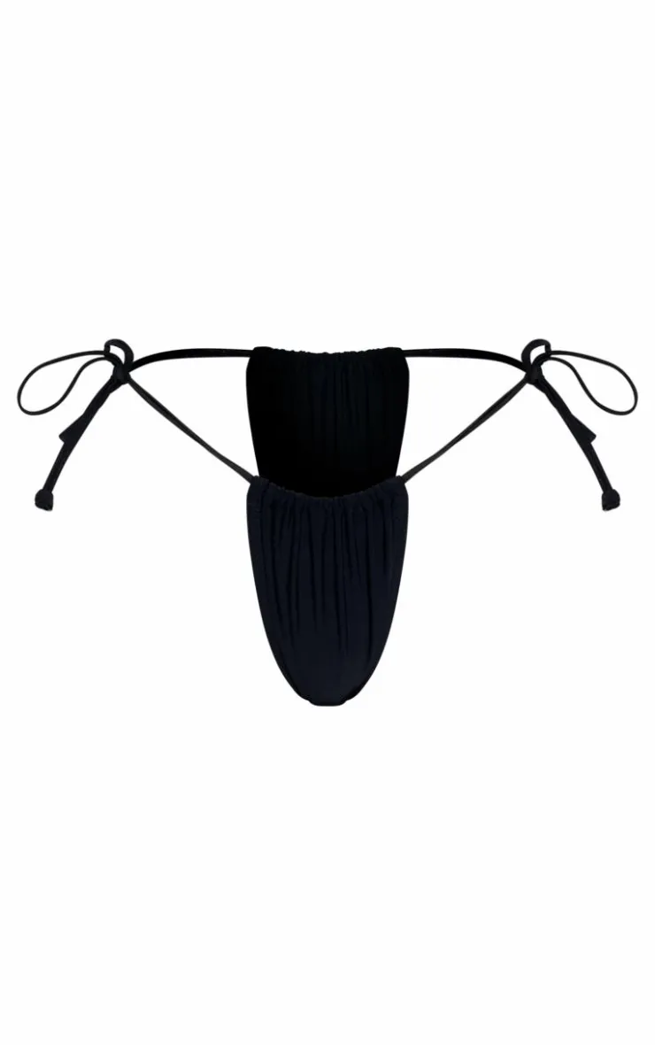Mix & Match Mini Ruched Tie Side Bikini Bottoms-PrettyLittleThing Best