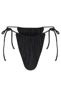 Mix & Match Mini Ruched Tie Side Bikini Bottoms-PrettyLittleThing Best
