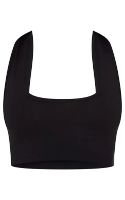 PrettyLittleThing Sleeveless Tops*Modal Cotton Crop Bralet