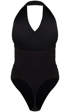 PrettyLittleThing Basic Tops*Modal Cotton Halter Bodysuit