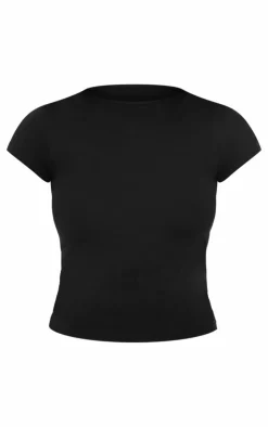 PrettyLittleThing T-Shirts*Modal Cotton Longline Fitted T Shirt