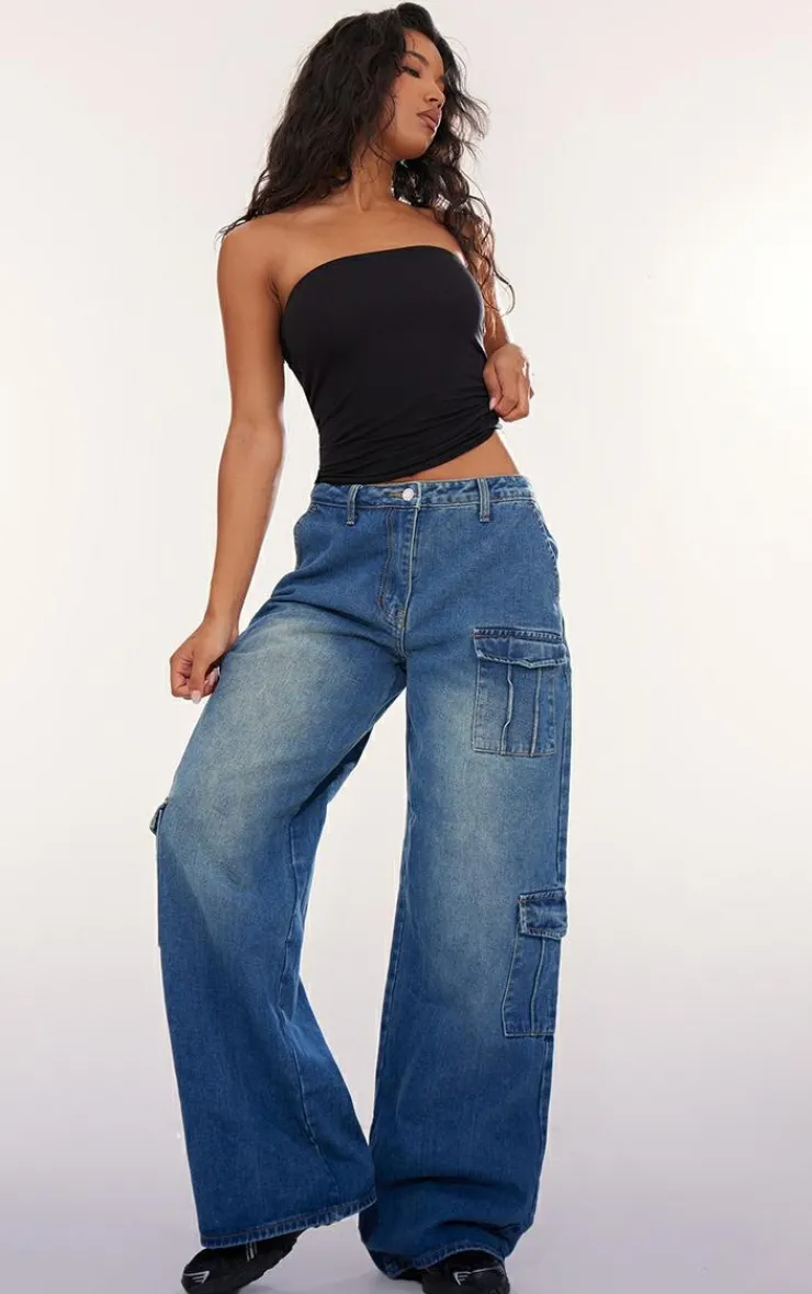 PrettyLittleThing Basic Tops*Modal Cotton Longline Bandeau