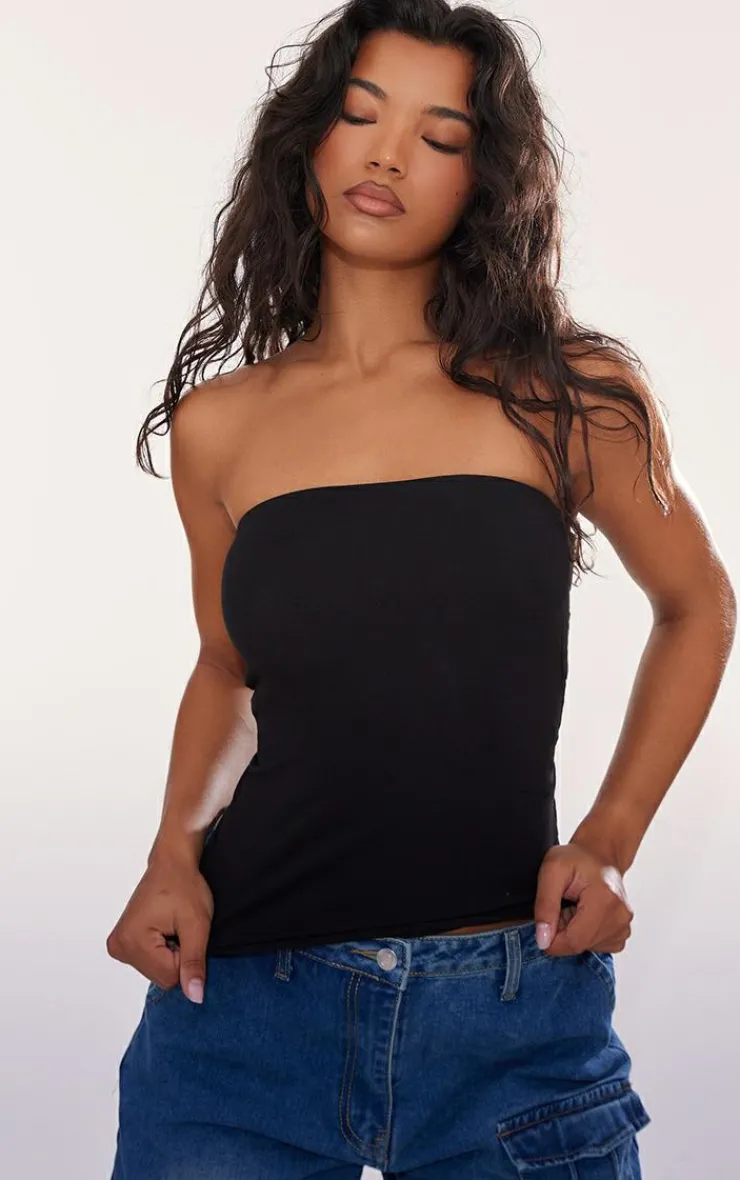 PrettyLittleThing Basic Tops*Modal Cotton Longline Bandeau