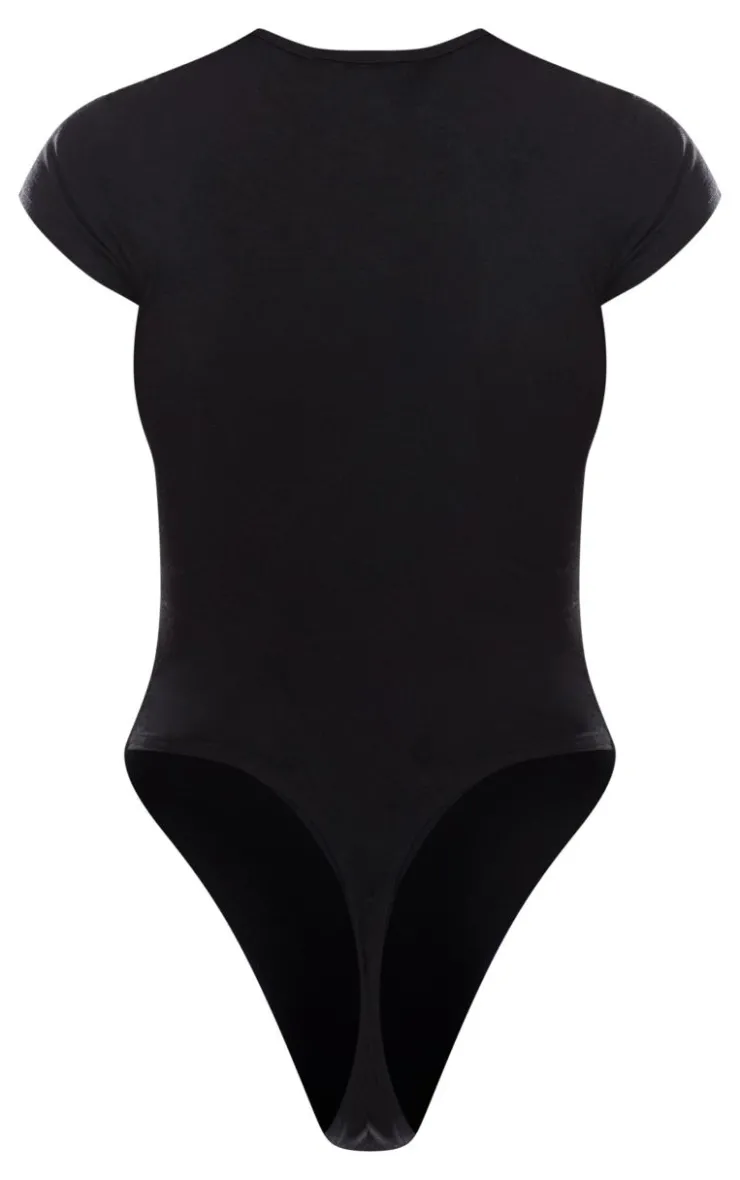 PrettyLittleThing T-Shirts*Modal Cotton T Shirt Bodysuit