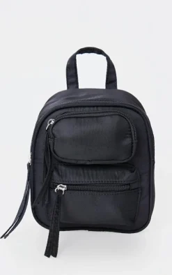 PrettyLittleThing Mini Bags*Nylon Pocket Mini Backpack