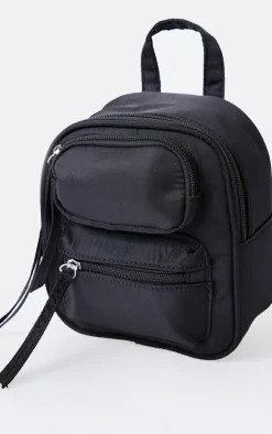 PrettyLittleThing Mini Bags*Nylon Pocket Mini Backpack