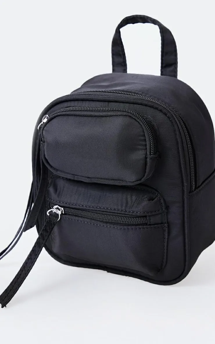PrettyLittleThing Mini Bags*Nylon Pocket Mini Backpack