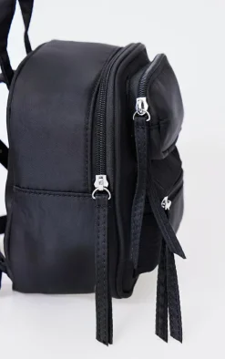 PrettyLittleThing Mini Bags*Nylon Pocket Mini Backpack
