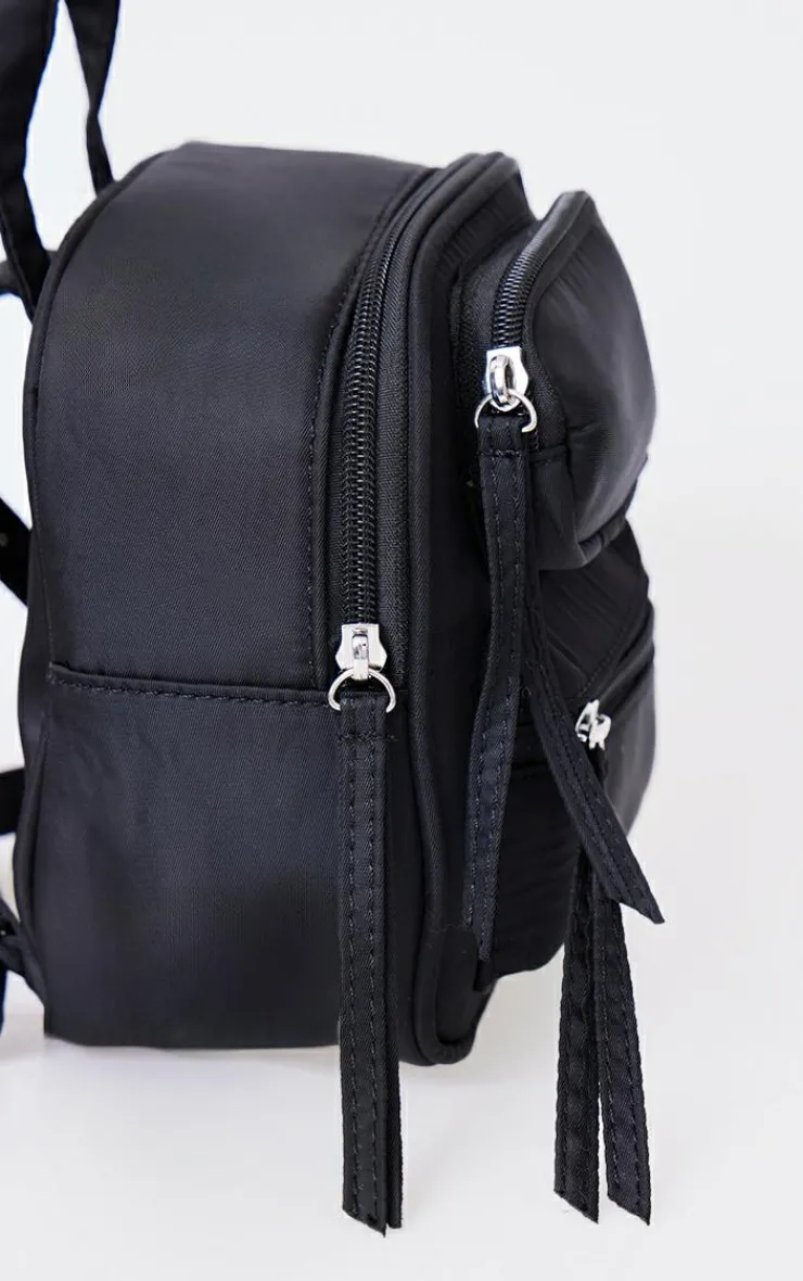 PrettyLittleThing Mini Bags*Nylon Pocket Mini Backpack