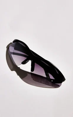 PrettyLittleThing Visor Sunglasses*Ombre Lens Sporty Visor Sunglasses