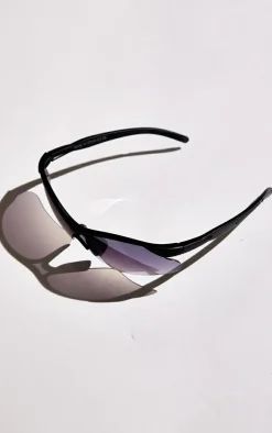 PrettyLittleThing Visor Sunglasses*Ombre Lens Sporty Visor Sunglasses
