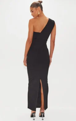 One Shoulder Fitted Maxi Dress-PrettyLittleThing Best
